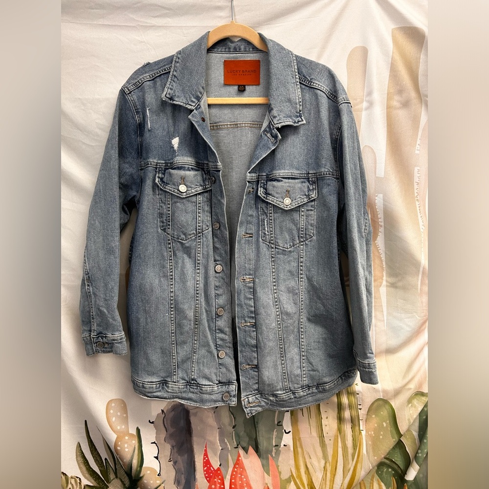 Lucky brand oversized denim jacket